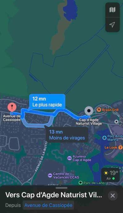 Joli Appartement A Proximite Du Village Naturiste Agde Kültér fotó